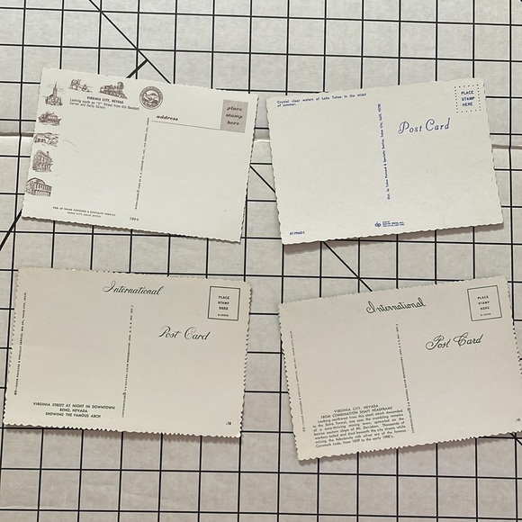 Vintage postcards ca1960/1970 Reno, Lake Tahoe, Virginia City/Old Mine Headframe - Picture 8 of 12